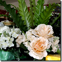 Flower arrangements for decorations at funcrions or weddings sold at Janelco in White River