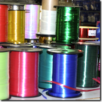 Assorted ribbons sold in White River at Janelco