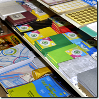Janelco has a wide variety of everyday usage of stationery, pens, papers, pencils, glue calculaters, rulers notebooks, stickers, paint, glitters, erasers and much more